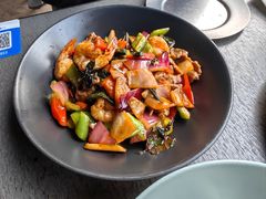 牛肉紫苏炒虾-日上三甘(三里屯店)