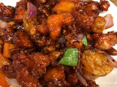 椒香虾仁爆鸡球-陈傻子餐厅(世纪都会店)