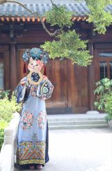 -后宫·古装汉服京剧儿童亲子全家福摄影