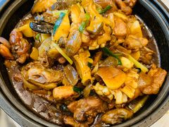 石锅鲍鱼葵花鸡-子霖南山鲜虾面(南山总店)