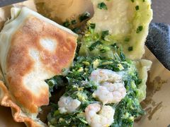 韭菜虾仁合饼-地二手作鱼汤馄饨(上街里店)