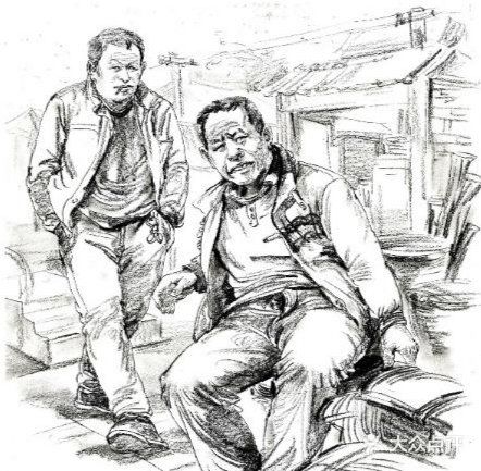 优秀的组合人物速写作品欣赏[礼花][礼花]