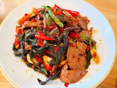 血皮菜炒猪肝-冯记豆花店(健翔桥店)