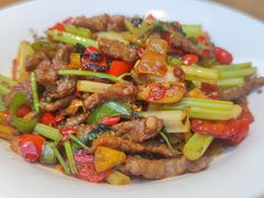 小炒黃牛肉-外婆烧.老杭帮菜(庆春店)