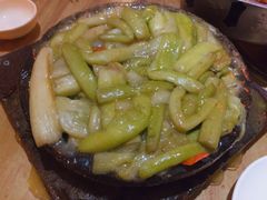 铁板鲜芋梗-农厨好味·温泉鹅·农家菜