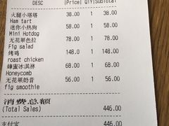 账单-BOR Eatery(安福路店)