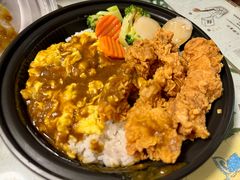 黄金鸡柳咖喱滑蛋饭-肯德基(嘉善路地铁站店)