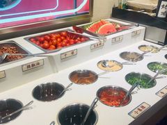自助调料区-如在蜀毛肚老火锅(怀柔店)