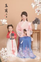 -后宫·古装汉服京剧儿童亲子全家福摄影