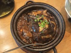 -海派美食·家宴海鲜青岛菜·石锅鲽鱼头(东方城店)