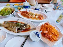 清蒸石斑鱼-不仔客海鲜·烧烤·270度海景餐厅(大东海店)