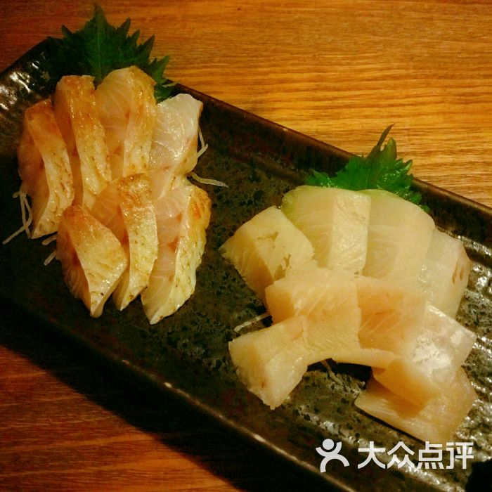 喉黑刺身&银鲳鱼刺身