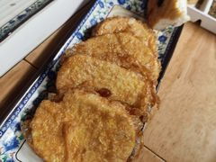 鸡蛋炸馒头片-大槐树烤肉馆