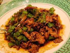 鲜椒肉炒肉｜招牌辣椒炒肉-峰厨大鱼泡饼·天津菜(西青大学城店)