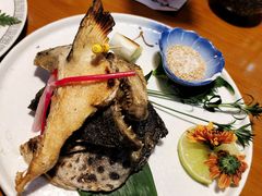 盐烤三文鱼头-大江户日本料理(吕厝店)