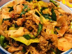 辣白菜牛肉饭-福樱兰海鲜放题铁板烧(加州店)