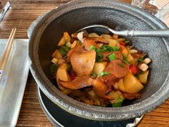 野生鲜牛肝菌烤饭-tazaTe大地茶场 喝酿造茶 吃云南菜(源野店)