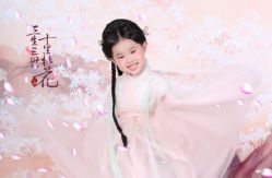 -后宫·古装汉服京剧儿童亲子全家福摄影