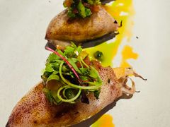土豆泥填馅小鱿鱼-LESCEDARS Brasserie Bistro香柏树