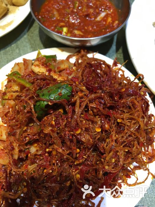 春花民俗风味-牛肉丝图片-佳木斯美食-大众点评网