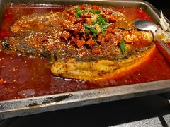 -探鱼·鲜青椒爽麻烤鱼(西南商都店)