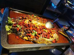 -探鱼·鲜青椒爽麻烤鱼(天河优托邦店)