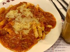 肉酱芝士焗薯条-大哥餐厅(西城花园店)