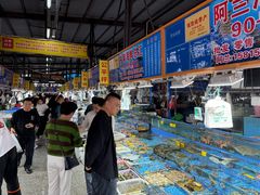 -霞涌市场海鲜摆卖区