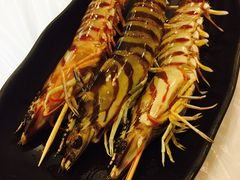 花竹虾-鲜入围煮花胶鸡海鲜火锅