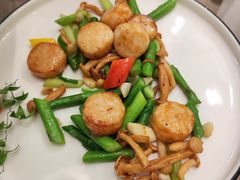 烧汁白玉菇炒带子-尚一汤·粤菜海鲜(环球港店)