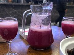 蜜瓜火龙果汁-饭怕鱼(阳光100店)