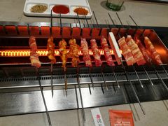 现穿羊肉串-丰茂烤串(钦州北路店)