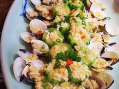 蒜蓉沙白蒸丝瓜-广东道至正餐厅(区庄店)
