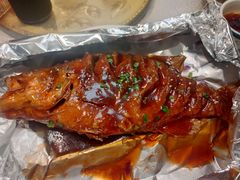 铁板烧汁鲈鱼-德缘烤鸭店(大栅栏店)