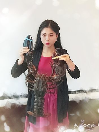 锦江宾馆的米其林大厨现场烹制美味龙虾～