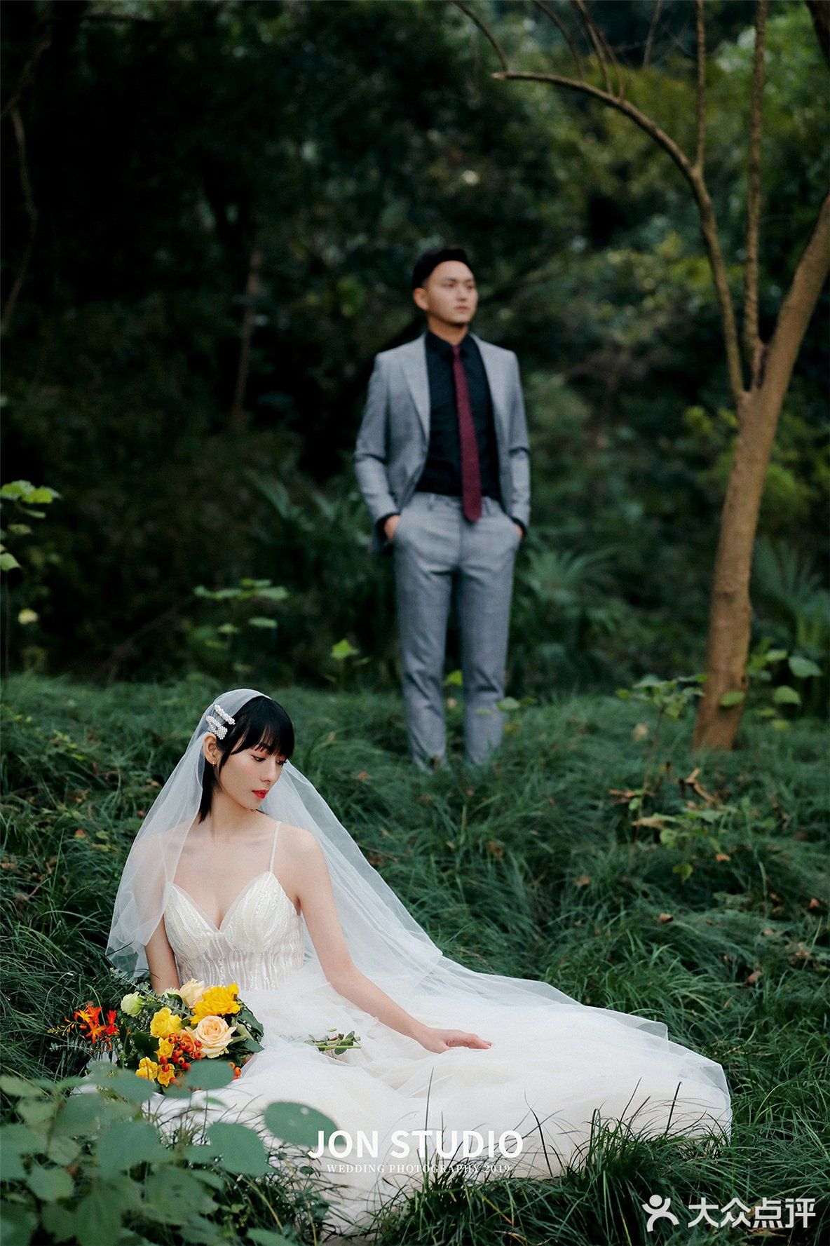 仙仙的外景森系婚纱照