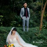 仙仙的外景森系婚纱照