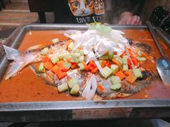 酱香烤鱼-探鱼·鲜青椒爽麻烤鱼(北京路天河城店)