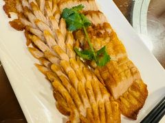 炭烧猪颈肉-南平静修小镇水芳阁餐厅