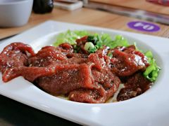 回味大片嫩牛肉-小米烤肉·和牛原切-创意韩料(东关店)