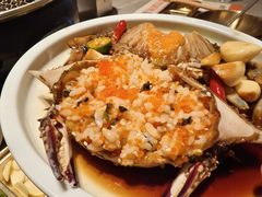 草家招牌酱油蟹-草家酱蟹炭火烤肉店(珲春南路一店)