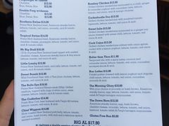 菜单-Fergburger(皇后镇店)