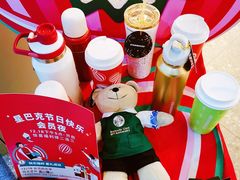 餐具摆设-星巴克(天津滨海国际机场1店)