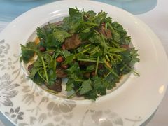 香菜拌牛腱-西湖春天•老字号杭州菜(百汇店)