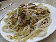 葱爆羊肉拌面-兰州老马家族食府(康庄总店)
