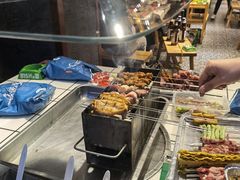 自助取餐区-喜悦小串丹东小黄牛海鲜烧烤大排档(民主广场店)