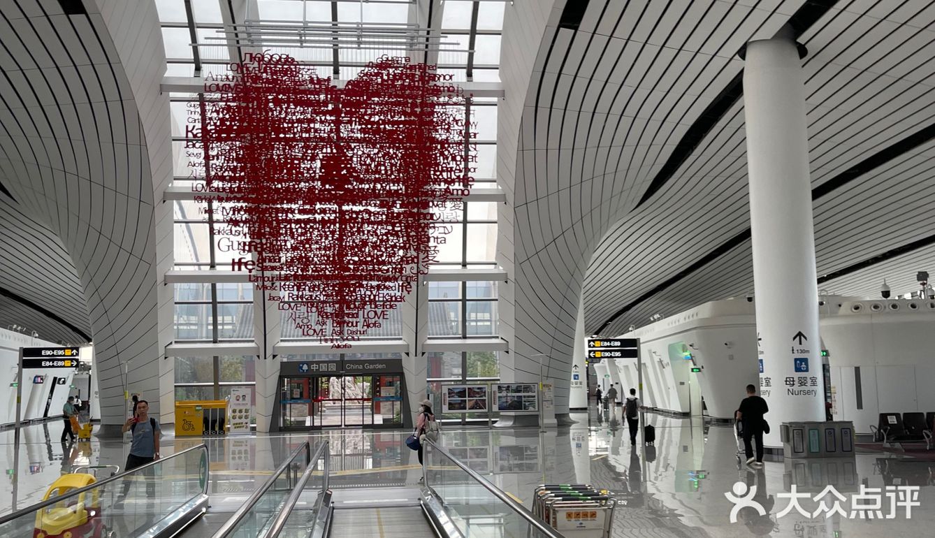 【大兴机场】e指廊重启|中国园绽放