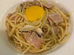 熏肉口蘑奶油意面-摇滚披萨(长春街店)