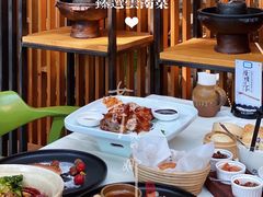 三年金钱火腿配大理手撕乳扇-泓0871臻选云南菜·味庄