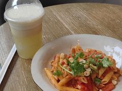 意式大虾意面配茄汁酱-Wagas沃歌斯(大学路店)